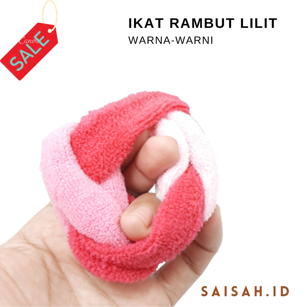 KUNCIR RAMBUT LILIT / KUNCIRAN LILIT BESAR / IKAT RAMBUT LILIT BESA / KUNCIRAN KAIN BULU LILIT / IKA