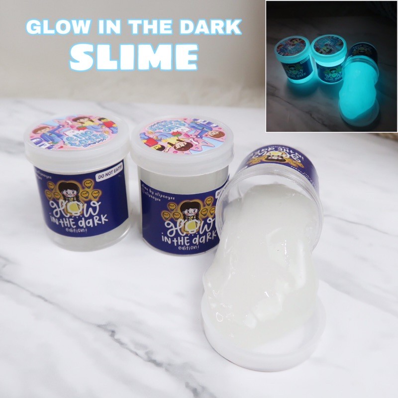 GLOW IN THE DARK SLIME BLUE 50GRAM BY ELIPTOYS BEST SELLER