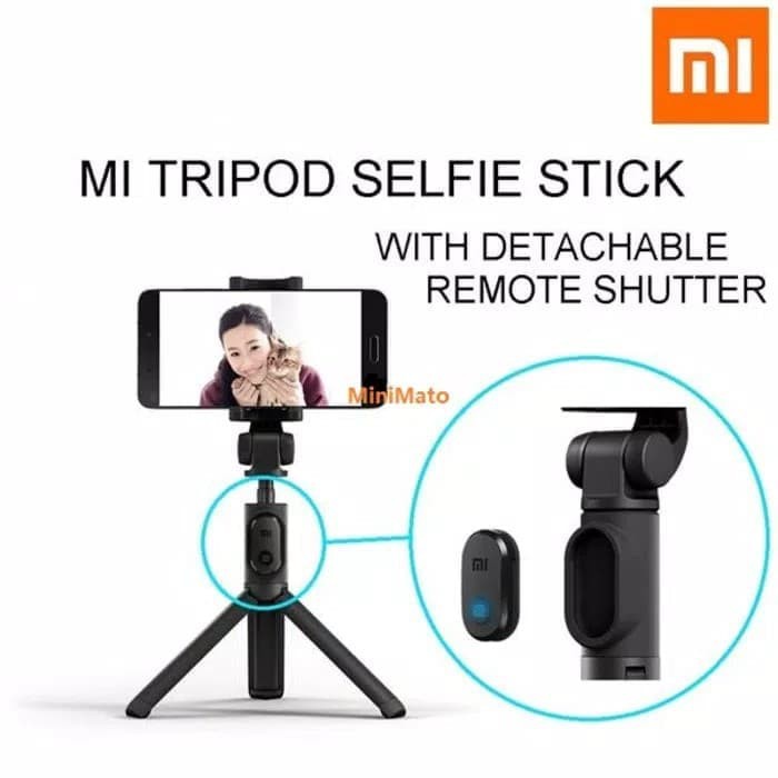 Tongsis Xiaomi Selfie Stick Tripod Bluetooth Shutter