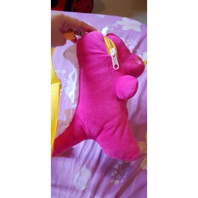 TAS DINO VIRAL / TAS DINO SELEMPANG / TAS DINOSAURUS PINK / TAS ANAK LUCU / TAS DINO MURAH