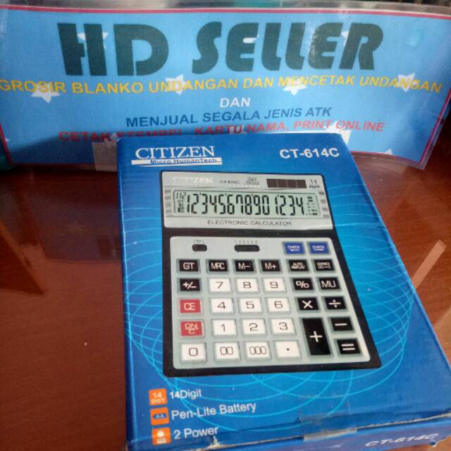 

KALKULATOR CITIZEN CT 614C 14 DIGIT