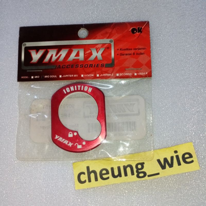 90791-A015T Tutup Cover Kunci kontak Depan Merah ori YMAX Mio Soul & Fino Karburator