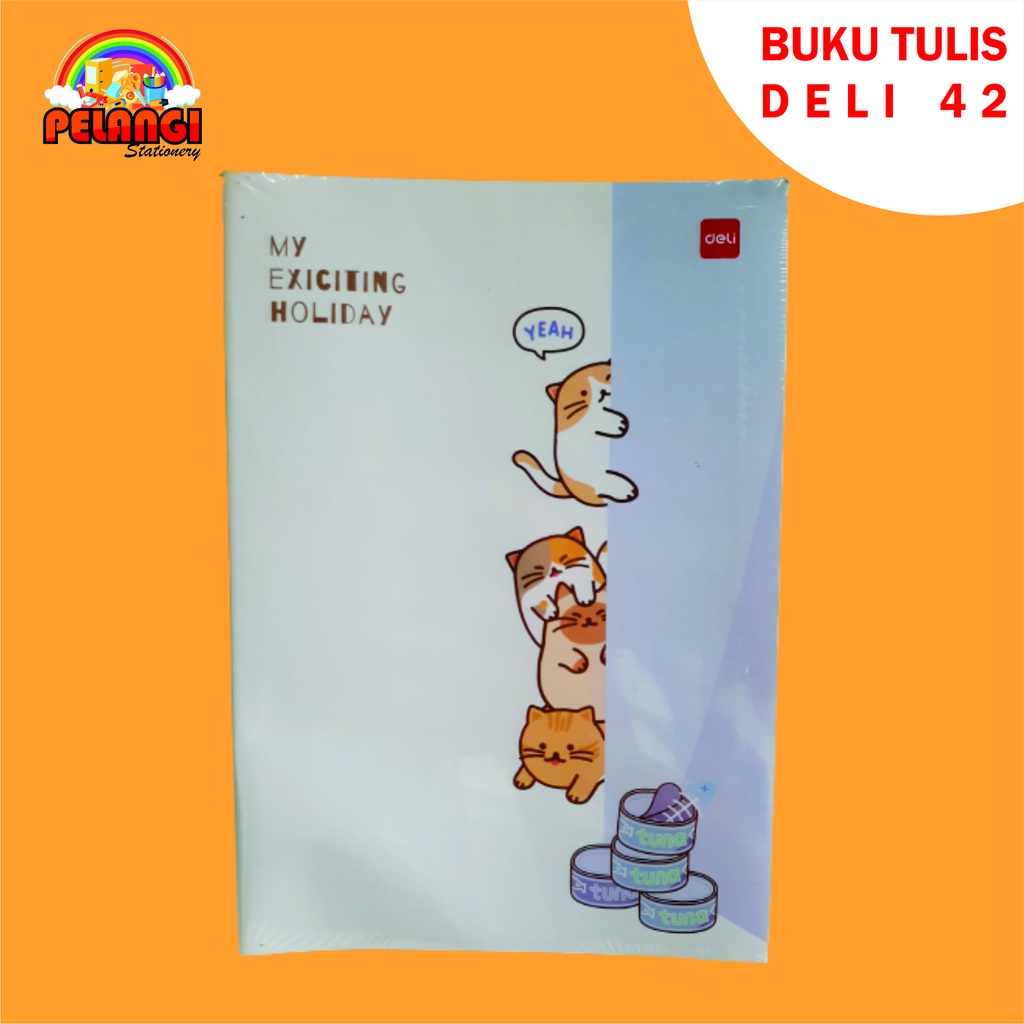 

Buku Tulis Deli isi 42 ukuran B5