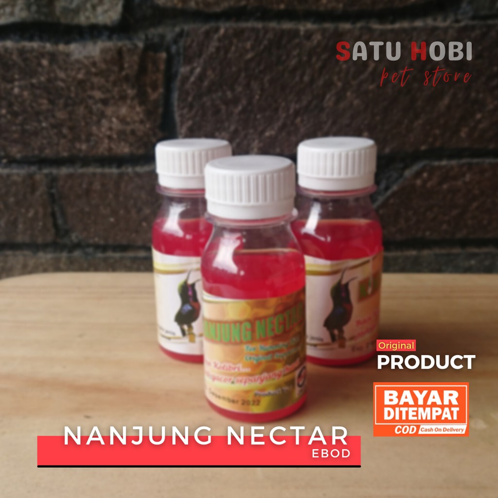 EBOD NANJUNG NECTAR Pakan Makanan untuk Burung Kolibri | Konin | Kolibri Ninja | Pleci | Cucakijo