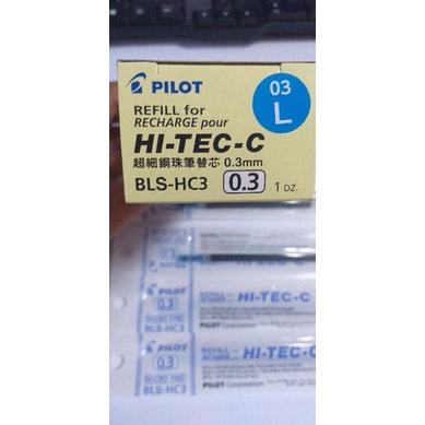 

Reffil / Isi Ulang Pulpen HI-TEC-C PILOT