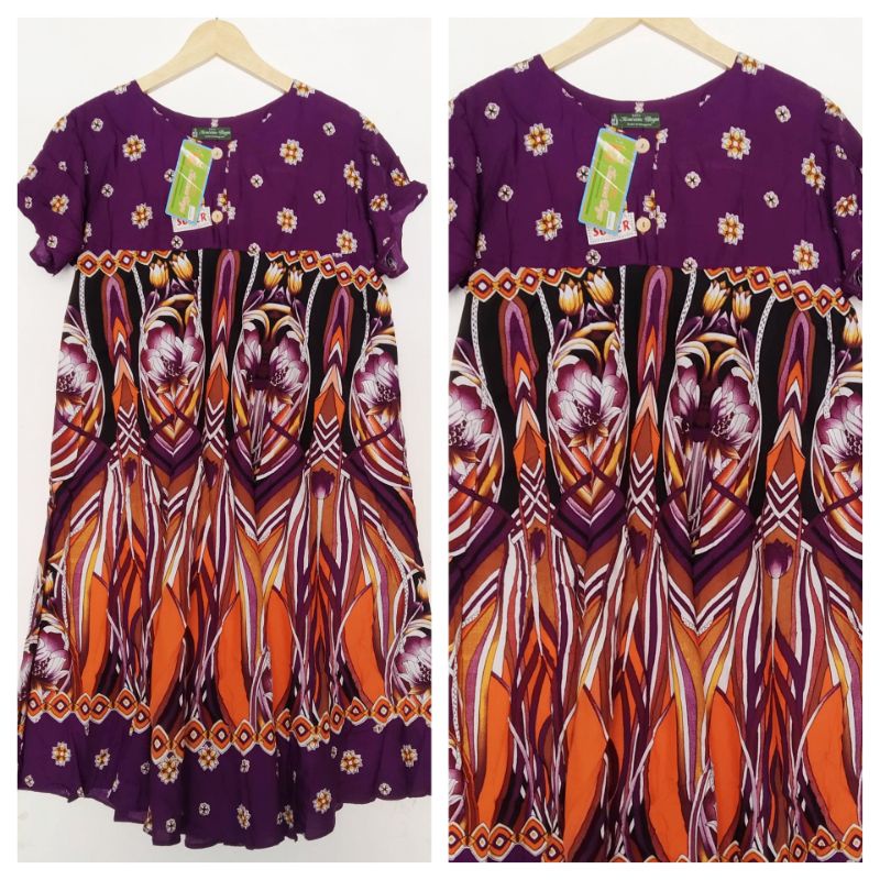 Daster KENCANA UNGU KLOK