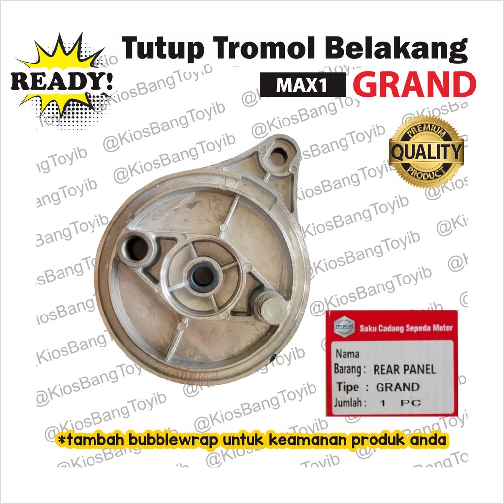 Tutup Tromol Belakang Rear Panel Rem Belakang Grand Supra X Prima (MAX1)