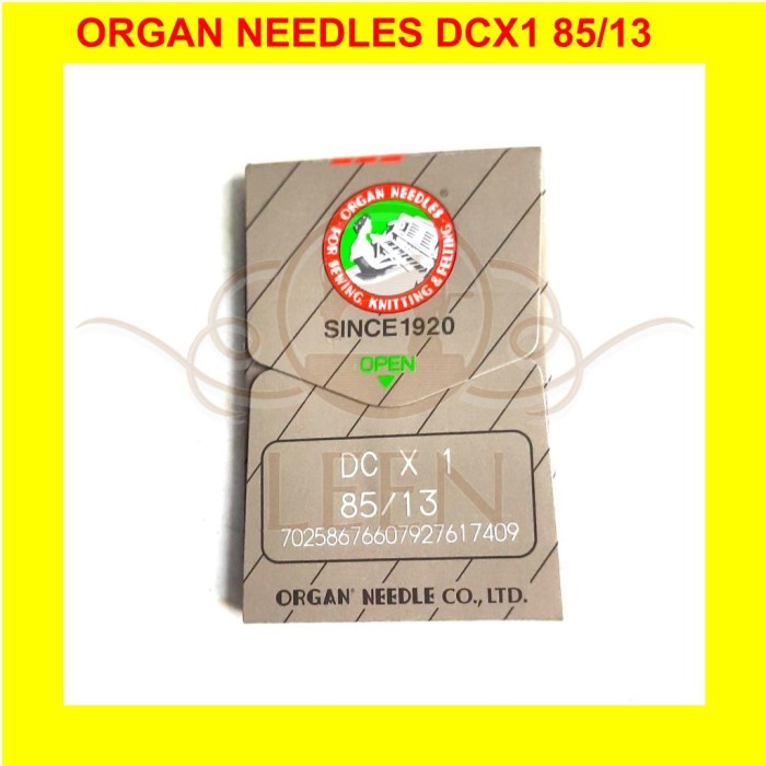 Jarum Organ DCx1 13 Original Japan DC x 1 Needles Jahit Obras LEEN