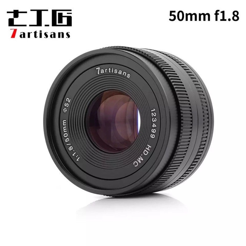 Lensa 7artisans 50mm f/1.8 / 7 Artisans 50mm