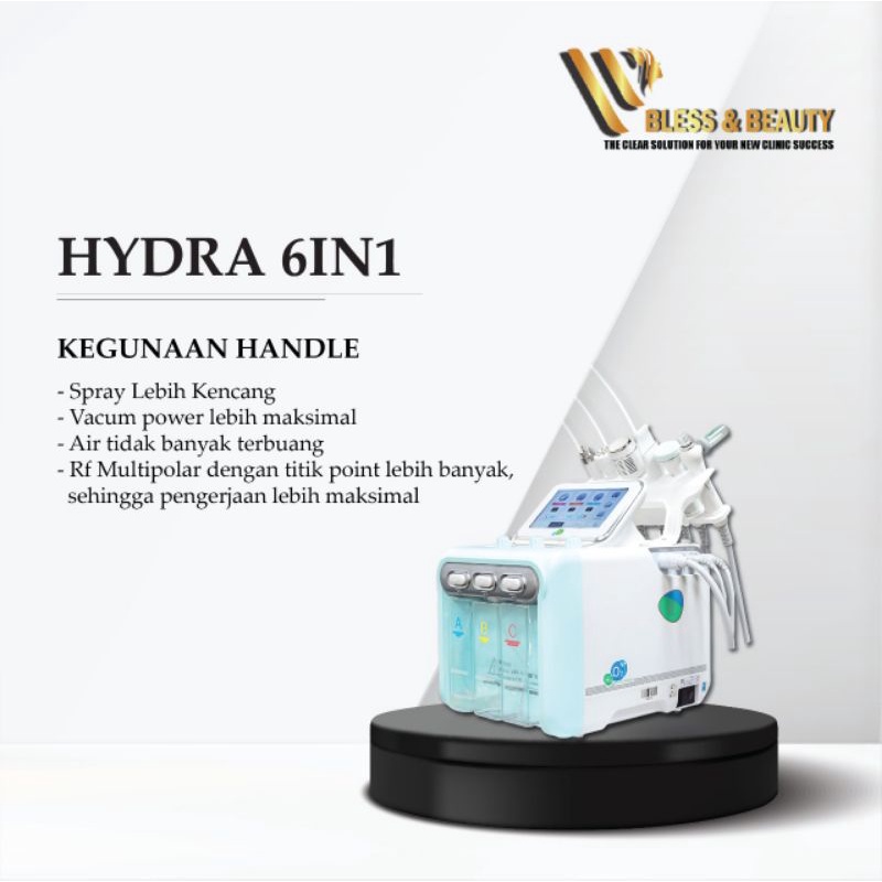 Alat Hydra peel 6in1 Profesional use Machine Alat Hydra Facial 6in1 New 2020 Hydrogen 6in1