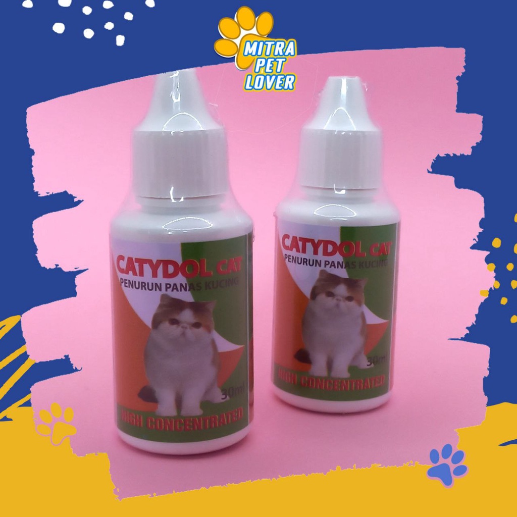 OBAT DEMAM KUCING - CATYDOL 30 ML ORIGINAL - HIGH CONCENTRATE PENURUN PANAS KUCING PEREDA NYERI PEMULIHAN KITTEN CAT PARACETAMOL PET ANIMAL HEALTHCARE AND VETERINARY TAMASINDO OBAT KESEHATAN DAN VITAMIN TERNAK HEWAN BINATANG PELIHARAAN MITRAPETLOVER