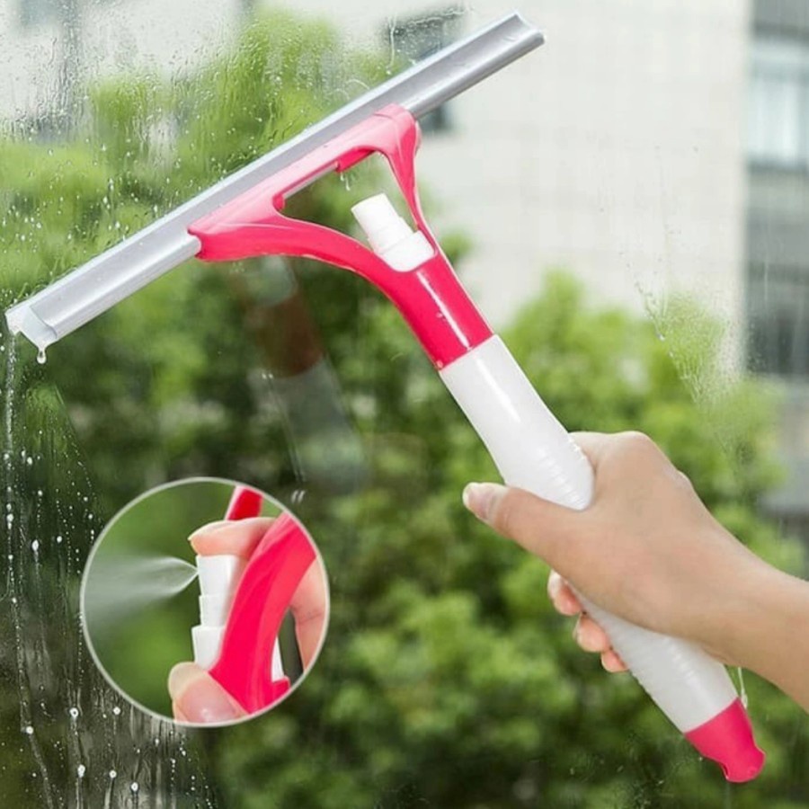 Wiper Pembersih Kaca + Semprotan - Spray Window Cleaner 2 In 1
