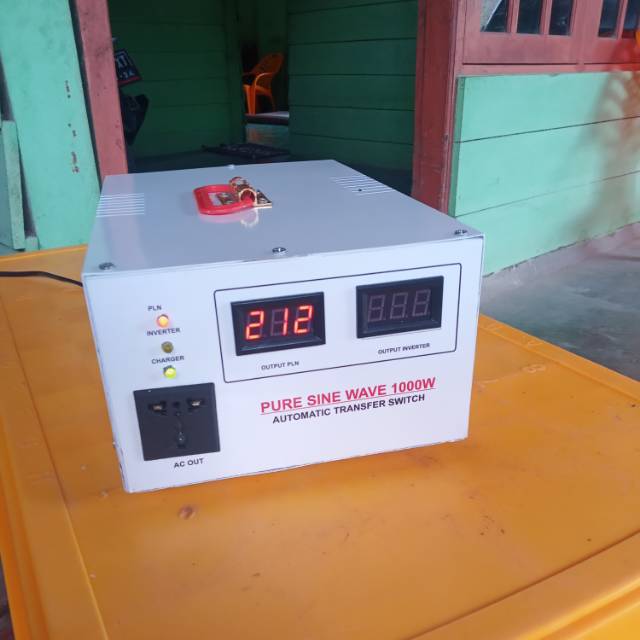 Inverter pure sine wave 1000w + ats+ charger