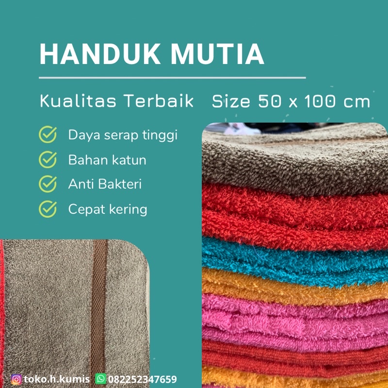 handuk mandi/handuk tanggung/ handuk mutia