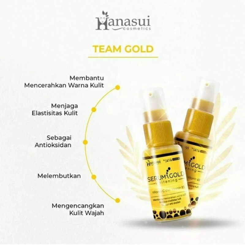 Serum Hanasui Gold Serum Whitening new
