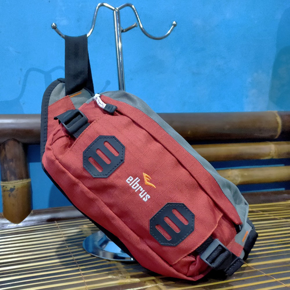 Tas selempang waistbag waist bag Tas Keren Elbrus B Produk Premium Best Product  Tas Santai