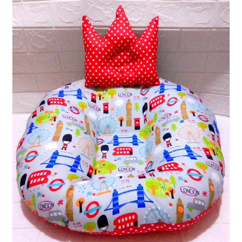 Sofa Bayi Multifungsi Kasur Bayi / Baby Lounger Free Bantal Mahkota