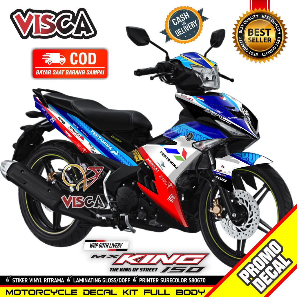 Decal Mx King 150 Full Body Dekal Mx King 150 Full Body Stiker Mx King 150 Full Body Variasi Stripin
