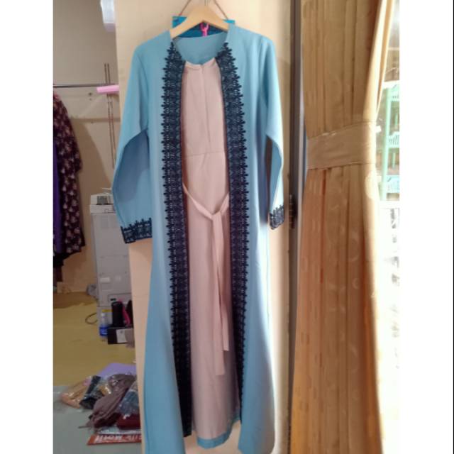 Abaya Sabyan Renda by hidayah busana