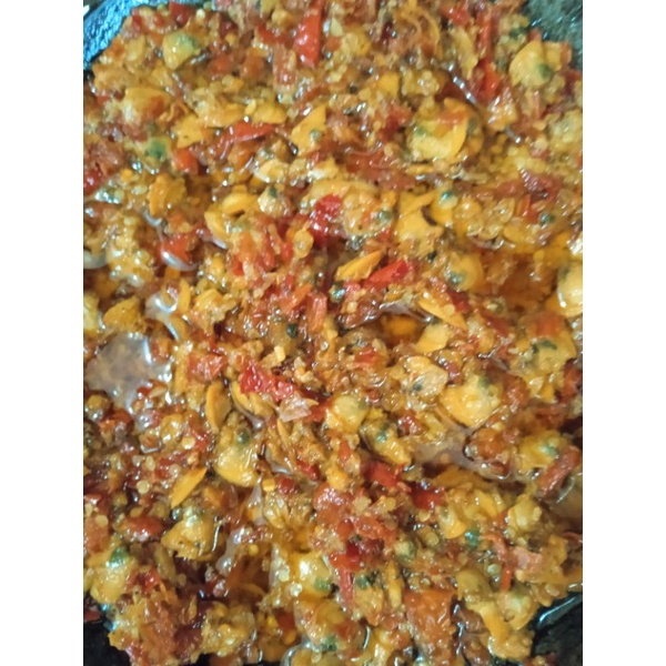 

Sambal kerang pedas khas medan 150gr