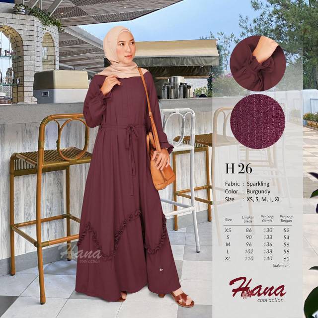 ENDOMODA GAMIS HANA 26 GAMIS MUSLIMAH TRENDY FASHIONABLE