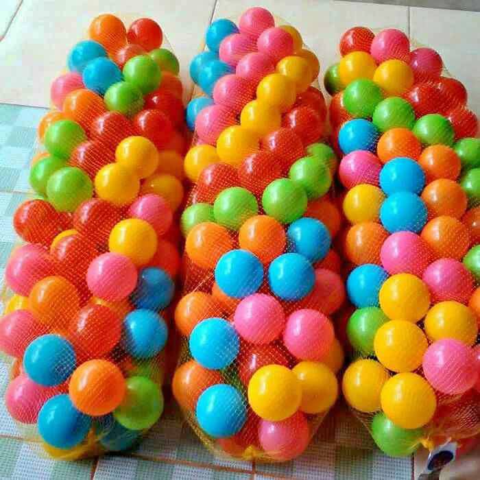 Bola mandi anak 10 PCS/PERLENGKAPAN MANDI BAYI