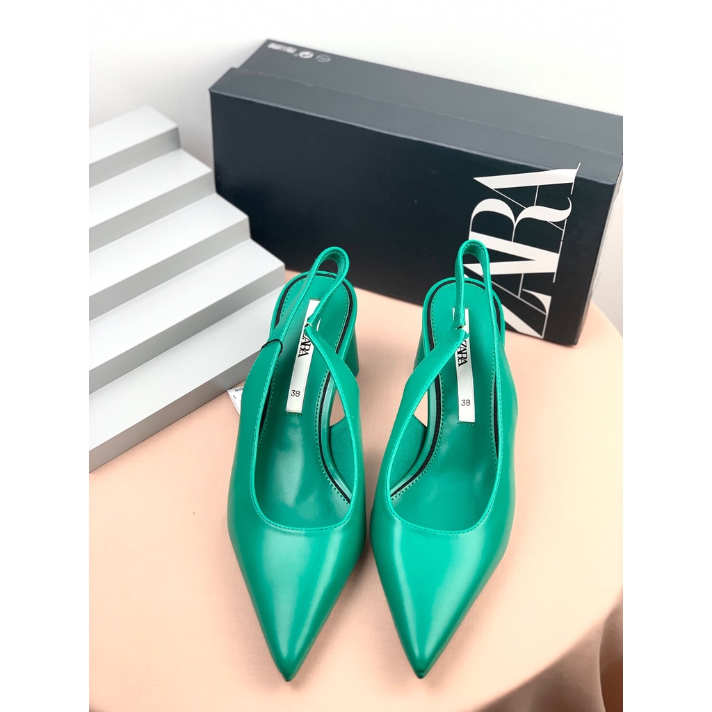 [7.7 Boombastis Sale⚡] - SEPATU WANITA ZS394 PLATFORM HEELS SLINGBACK PREMIUM IMPORT