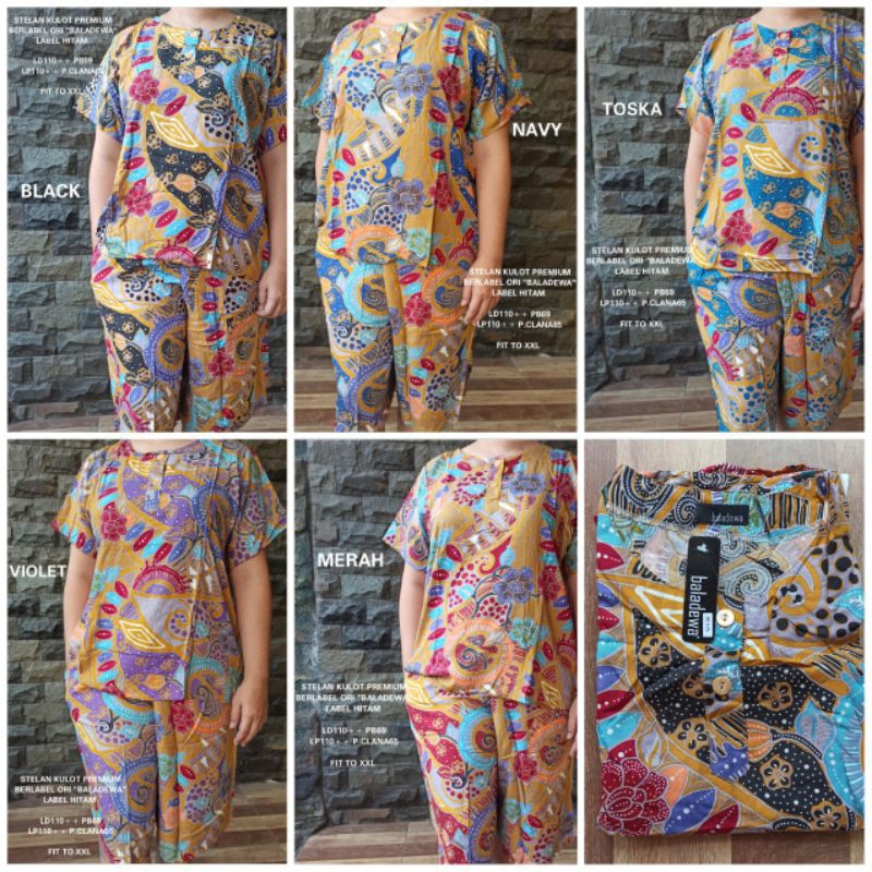 SETELAN KULOT BALADEWA ORI | BABYDOLL BALADEWA | KULOT BATIK JUMBO | BABYDOLL BATIK JUMBO