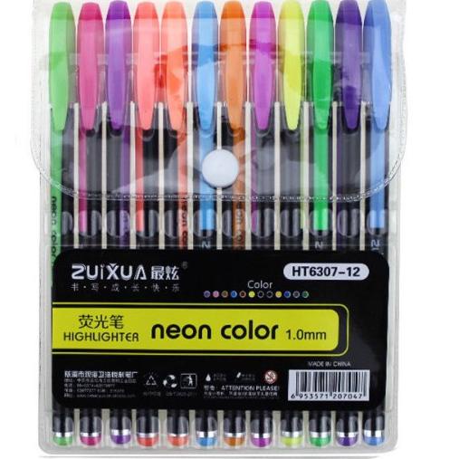 

[KODE PRODUK 7V7TN7774] Pulpen Gel Warna Warni 1 Set Erasable Pen Rainbow Pen