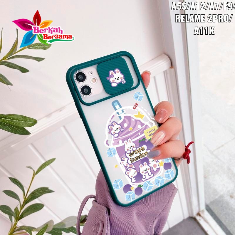 SS071 CASE SLIDE KARAKTER OPPO A54 A3S A1K A5S F9 A7 A12 A11K F1S A59 A57 A39 A74 RENO 4 4F 5F 6 A71 BB5564