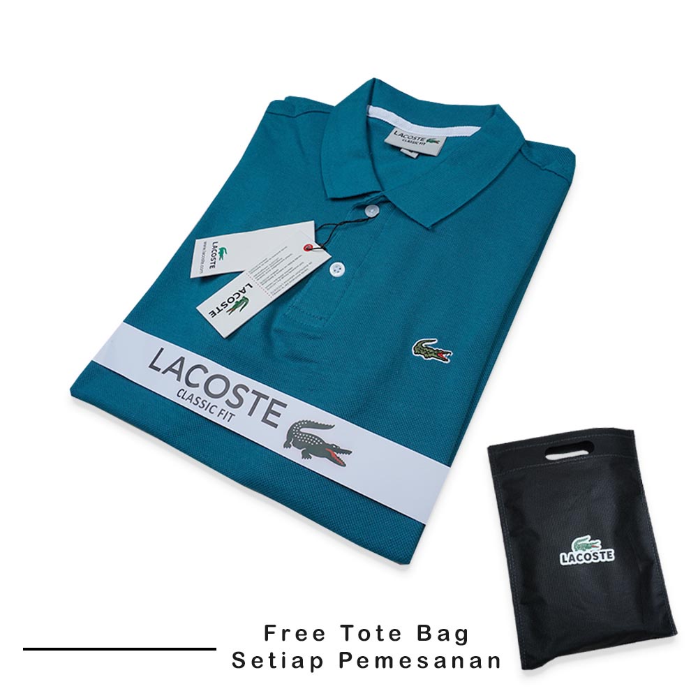 Kaos Kerah Pria Original Biru Tosca Polo Shirt