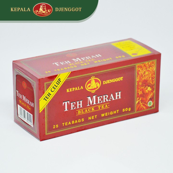 

Teh Merah Celup Black Tea Kepala Djenggot (Isi 25 Kantong Teh)