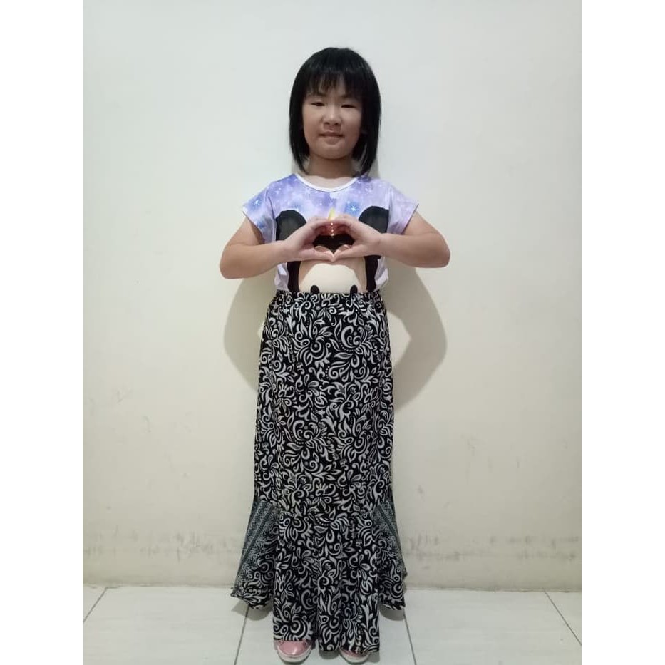 rok batik duyung anak