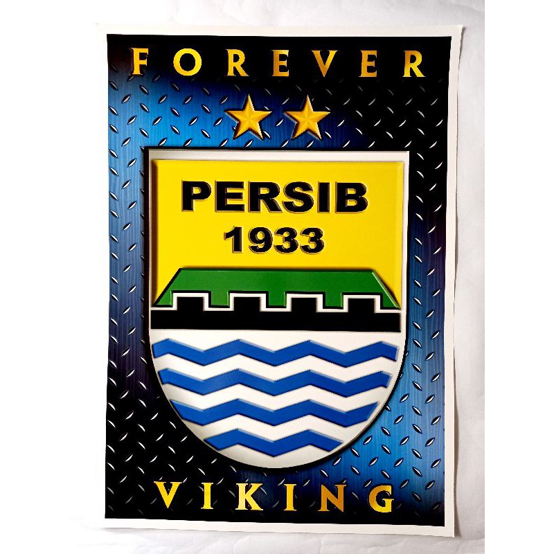 POSTER PERSIB BANDUNG UKURAN BESAR 50 x 70 cm