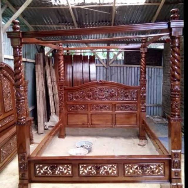 Free Ongkir Dipan kanopi jati murah