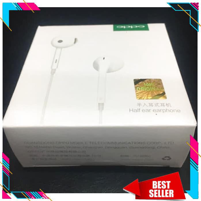 ACC HP HEADSET OPPO R7 R11 R15 R17 F5 F7 F9 LITE F11 PRO ORIGINAL