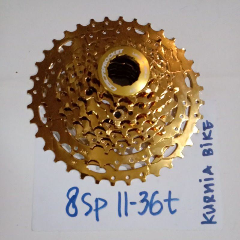 gear 8 speed Gold GT sprocket 8 speed 11-36t murah