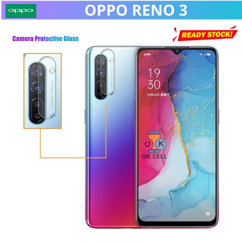 Tempered Glass Camera Oppo Reno 3 - TG Anti Gores Kamera Belakang Oppo Reno3 Pelindung Lensa Premium