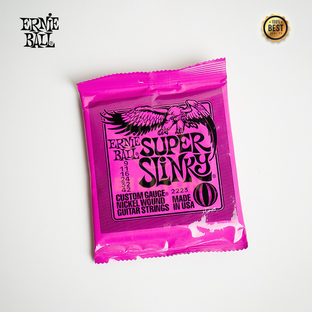 Senar Gitar Elektrik Ernie Ball / Senar Gitar Listrik Kualitas Premium Ernie Ball Nickel Wound