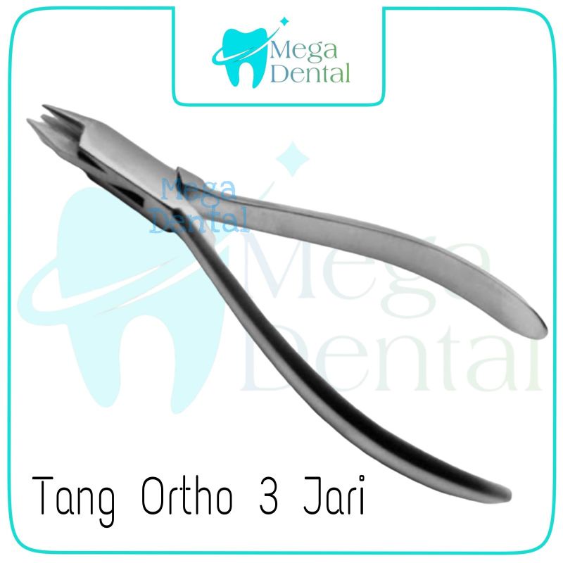 Dental Tang 3 Jari Ortho / Tiga Jari Plies Stainless Steel