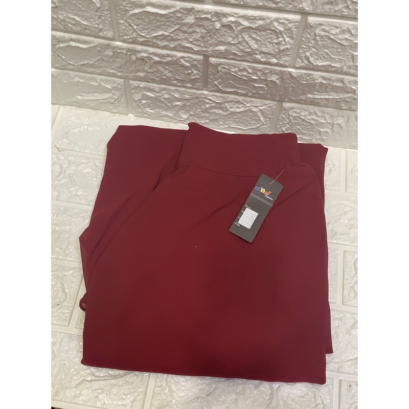 Celana Kulot Payung Ceruty (full furing ) Kulot Wanita Kulot Jumbo Kulot Panjang Hazell Collection-3