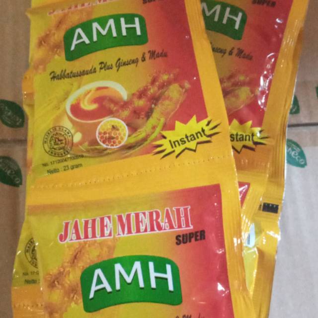 

Jahe merah amh sachet