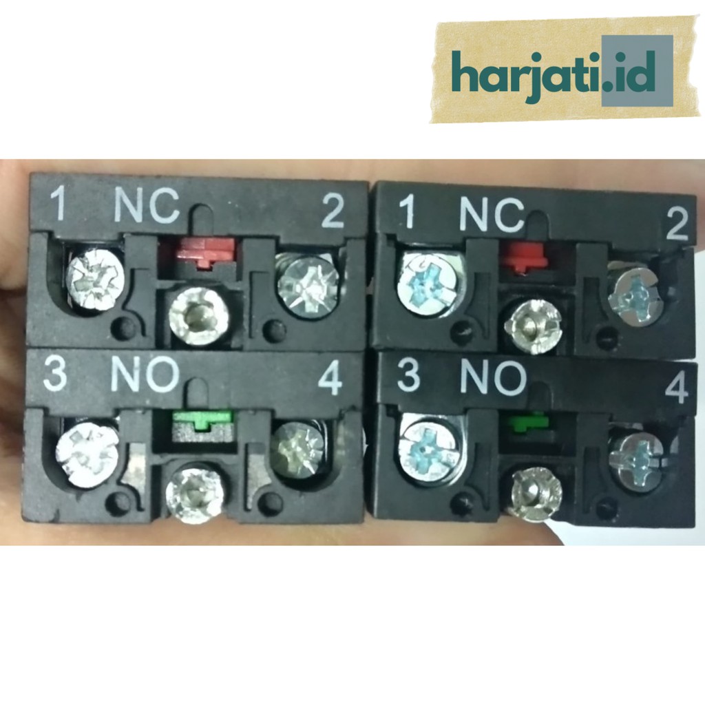 CONTACT BLOCK kontak blok NO NC NONC Push Button - Emergency Button