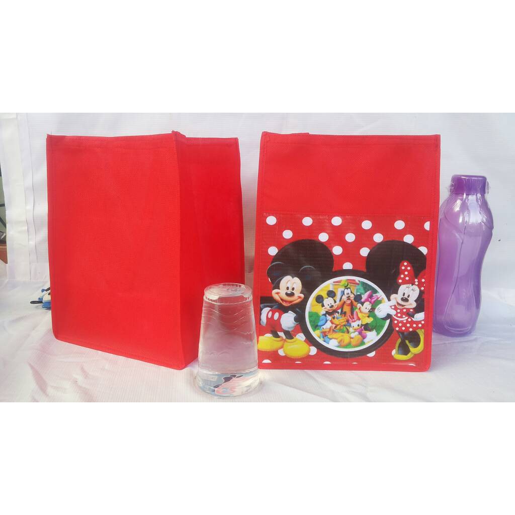 

Tenteng Vinil medium Kantong goodiebag souvenir ultah anak unik murah