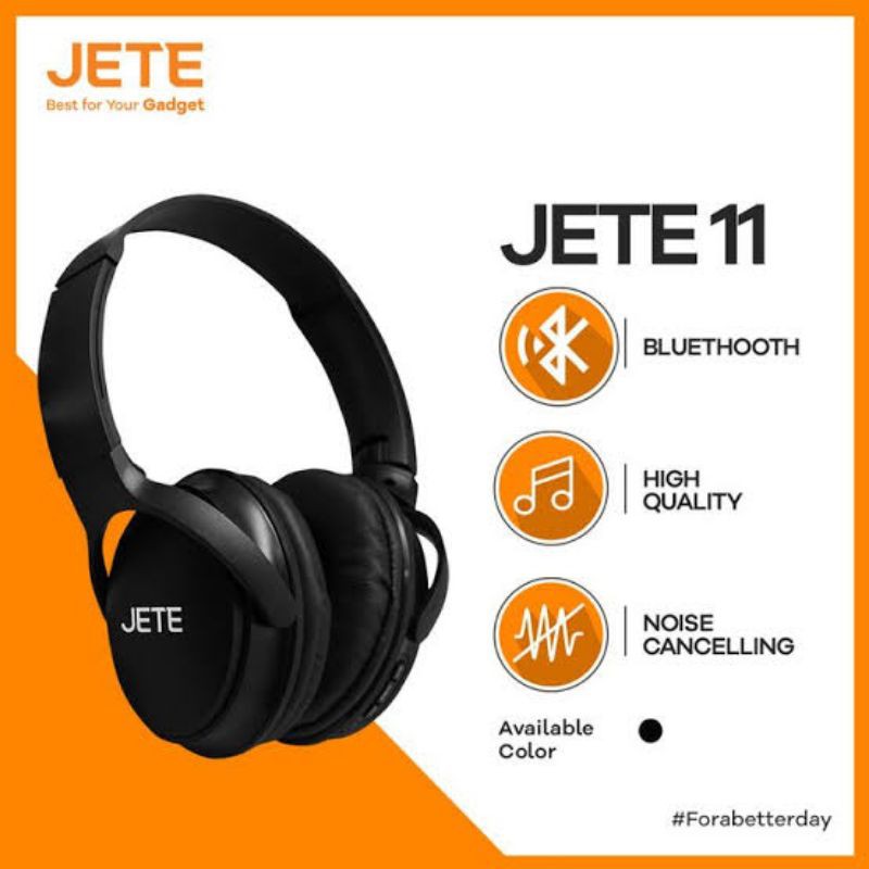 Headset Bluetooth JETE 11 Headphone Bando Earphone Handsfree Wireless