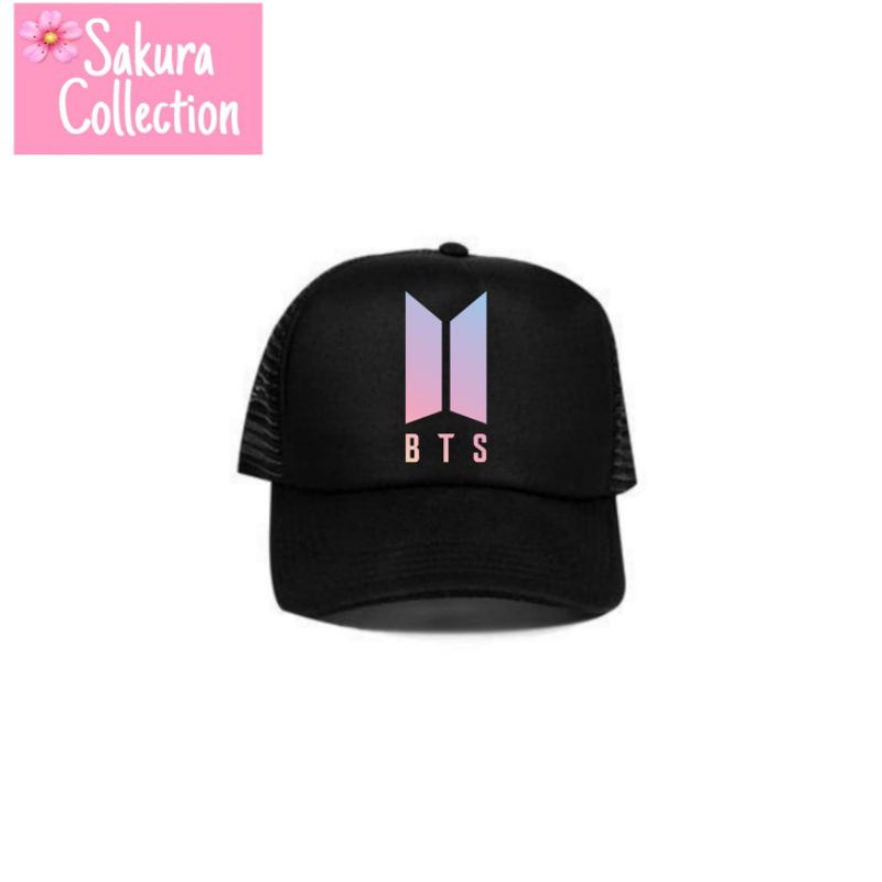 Snapback topi BTS ARMY BOYBAND KPOP KOREA pria wanita dewasa tee distro player youtuber trucker logo tulisan caps hat jaring hitam baseball olahraga sport sporty premium pria wanita dewasa unisex TERLARIS Murah termurah BEST SELLER