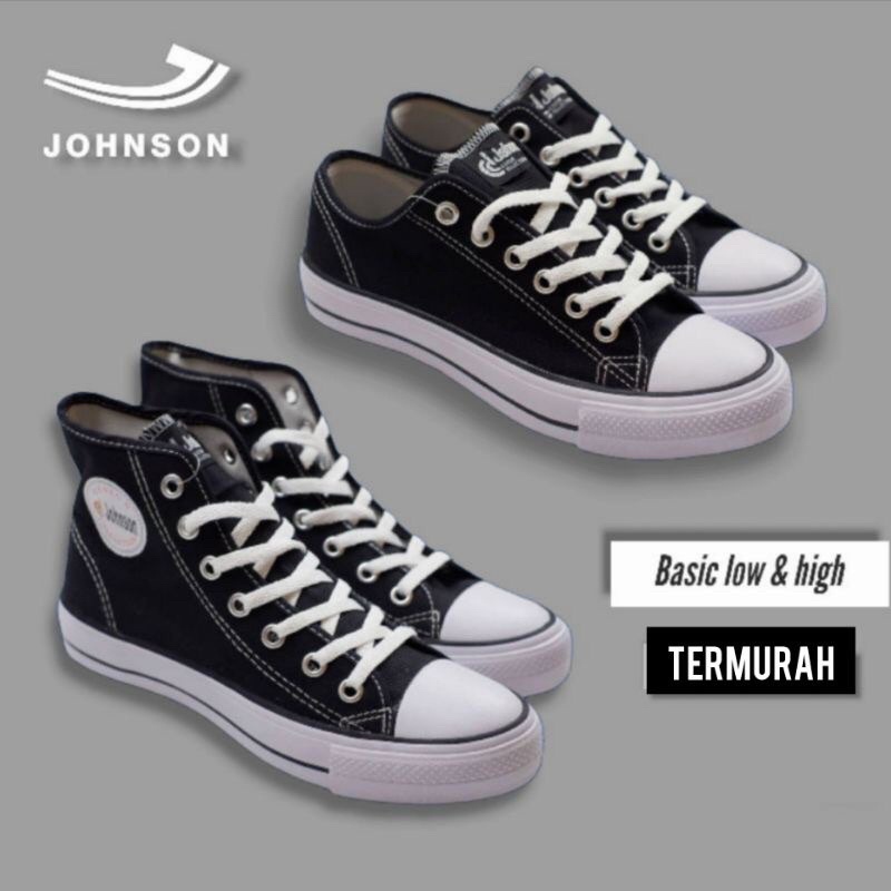 JOHNSON BASIC LOW CUT - HIGH CUT ORIGINAL 100% - Sepatu jhonson- jonson