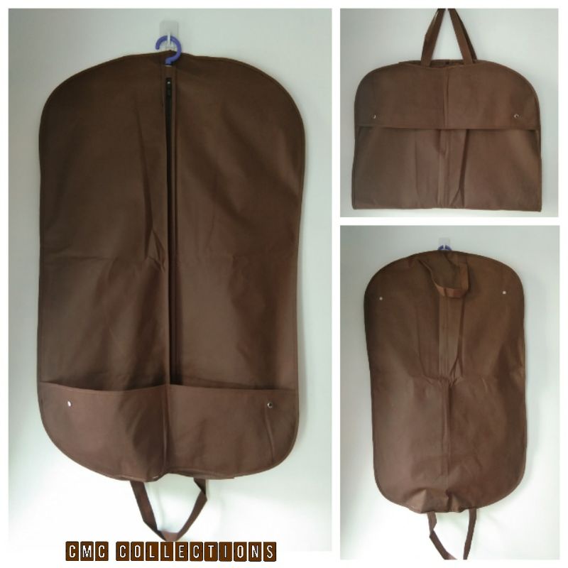 Cover jas baju / cover gantungan baju jas / pelindung baju jas warna bahan tebal