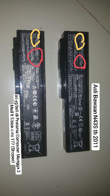 Baterai Laptop Asus N43 N43S N43SL N53 Series A32 