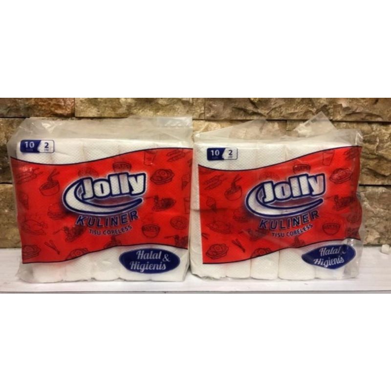 Tissue JOLLY Kuliner Tisu Coreless 10roll - 2Ply